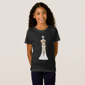 T-shirt roi blanc (Devant entier)