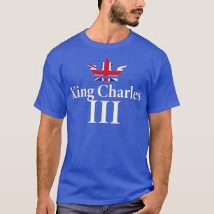 T-shirt Roi britannique Charles III Pourcentage britanniqu