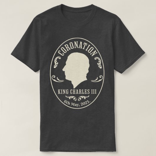 T-shirt Roi Charles III (Design devant)
