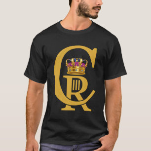 T-shirt Roi Charles Iiking 3E Couronnement 2023 Cr Trône