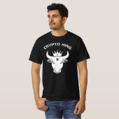 T-shirt Roi Crypto Noir (Devant entier)