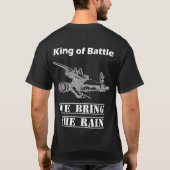 T-shirt Roi de bataille - artillerie de campagne - (Dos)