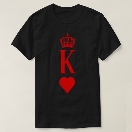 T-shirt Roi De Coeur vintage (Design devant)
