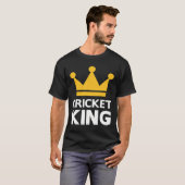 T-shirt roi de cricket (Devant entier)