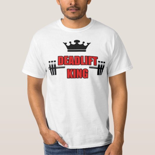 T-shirt Roi de Deadlift (Devant)