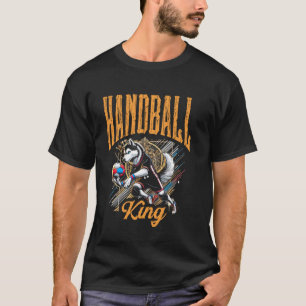 T-shirt Roi de Handball Sportif Athlète