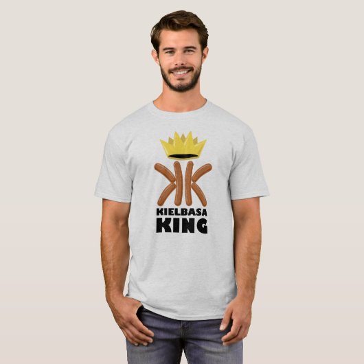 T-shirt Roi de Kielbasa (Devant entier)