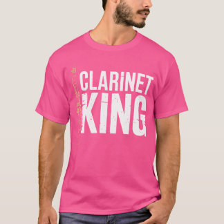 T-shirt Roi de la Clarinette Joueur de Clarinette Orchestr