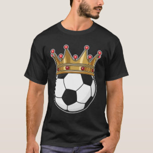 T-shirt Roi de la Couronne de football
