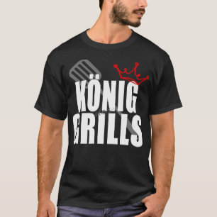 T-shirt Roi de la couronne de Grill