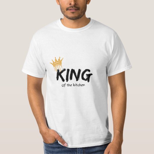 T-shirt Roi de la cuisine (Devant)