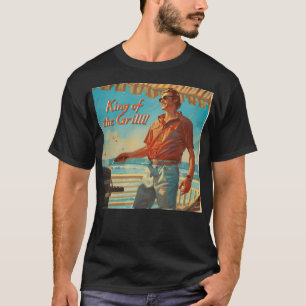 T-shirt Roi de la Grille ! Art numérique