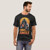 T-shirt Roi de la Jungle - Gorille (Devant entier)