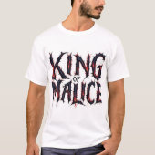 T-shirt Roi de la Malice Design Tendance (Devant)