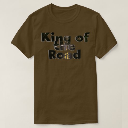 T-shirt Roi de la route (Design devant)
