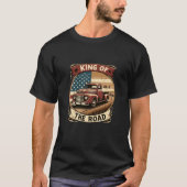 T-shirt roi de la route nous (Devant)