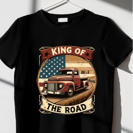 T-shirt roi de la route nous