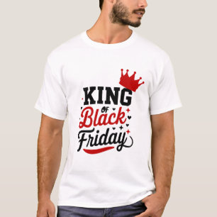 T-shirt Roi de la typographie de la couronne du vendredi n
