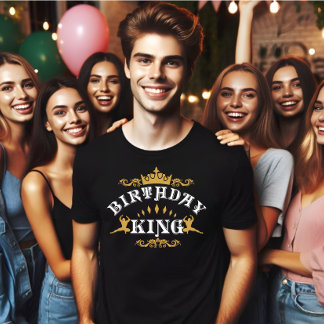 T-shirt Roi de l'anniversaire Classique