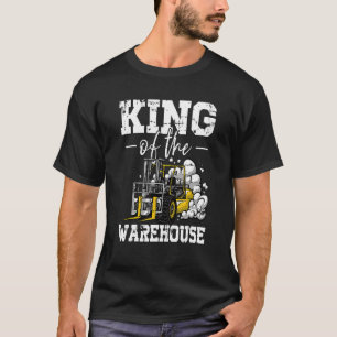 T-shirt Roi de l'exploitant d'entrepôt chariot élévateur c