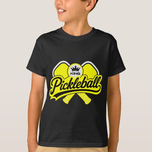 T-shirt Roi de Pickleball Champion (Devant)