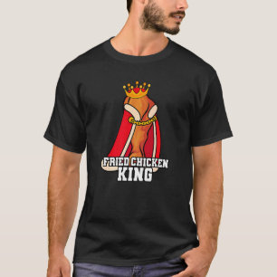 T-shirt Roi de poulet frit Junk Restauration rapide Nourri