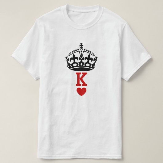 T-shirt Roi des coeurs (Design devant)