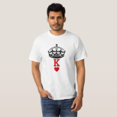 T-shirt Roi des coeurs (Devant entier)