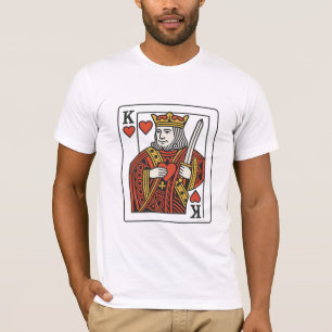 T-shirt Roi des Coeurs — Regal Red & Gold