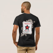 T-shirt Roi des étoiles (couleurs foncées) (Dos entier)