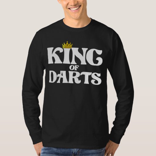 T-shirt roi des fléchettes (Devant)
