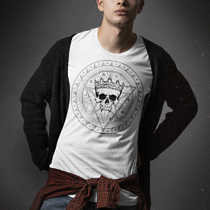 T-shirt Roi des morts : Dark Royal Vampire Sigil White