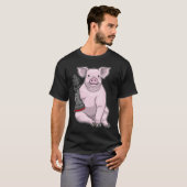 T-shirt Roi des pièces d'échecs (Devant entier)