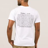 T-shirt Roi des rois, le seigneur des seigneurs (Dos)