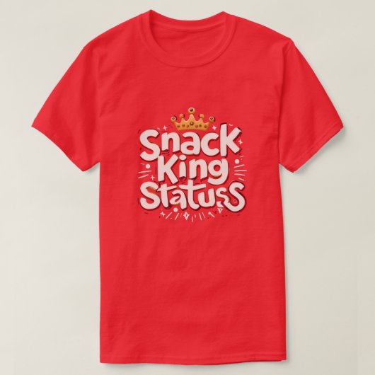 T-shirt Roi des snacks (Design devant)