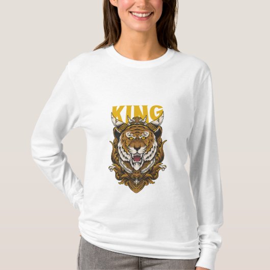 T-shirt roi des tigres (Devant)