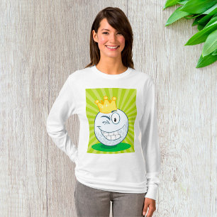 T-shirt Roi Drôle de Balle de Golf Roi du Golf