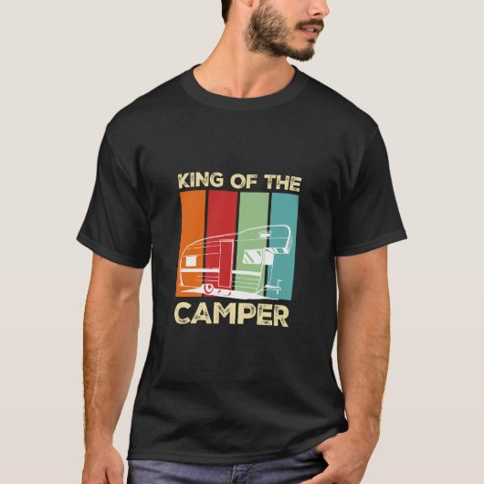 T-shirt Roi du campeur (Devant)