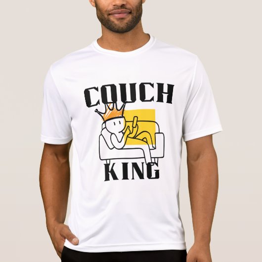 T-Shirt Roi du Canapé (Devant)