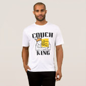 T-Shirt Roi du Canapé (Devant entier)