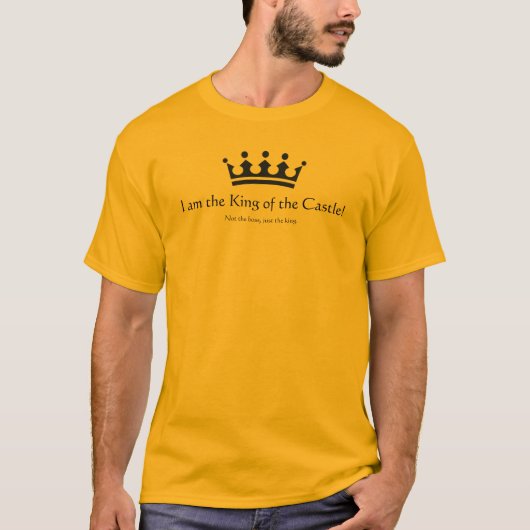 T-shirt Roi du château ! (Devant)