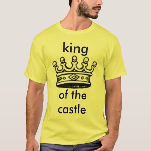 T-shirt roi du château (Devant)