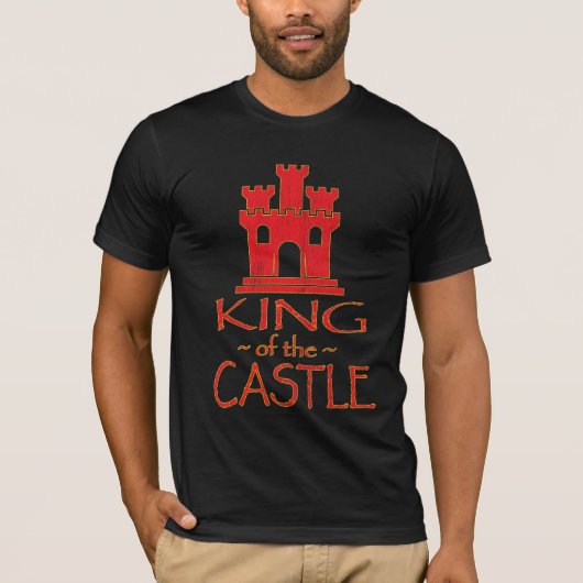 T-shirt Roi du château (Devant)