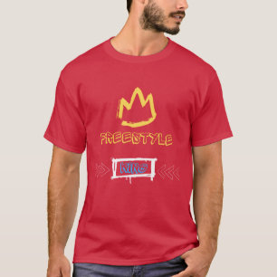 T-shirt Roi du Freestyle Hip Hopper Dj Rappeur drôle