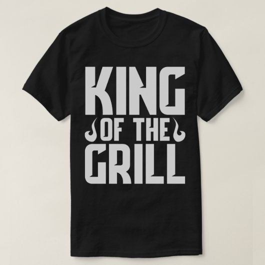 T-shirt Roi du grill (Design devant)