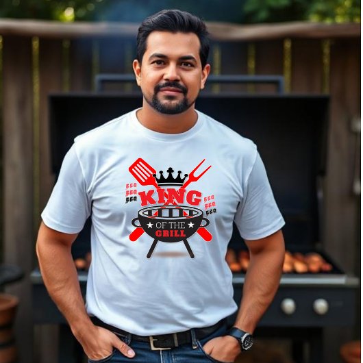 T-shirt Roi du Grill - BBQ