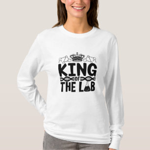 T-shirt Roi Du Technicien De Laboratoire Technique Du Labo