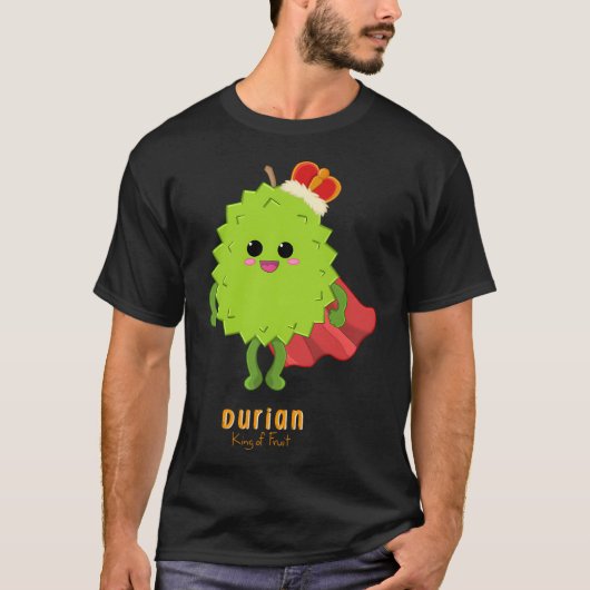 T-shirt Roi Durian De Fruit (Devant)