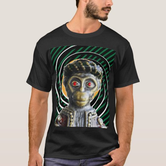 T-shirt Roi en spirale de singe (Devant)