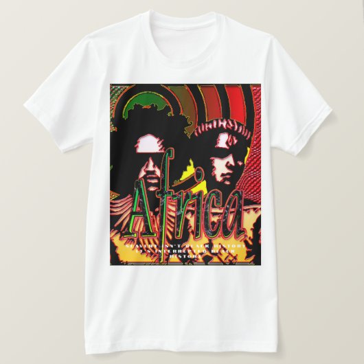 T-shirt Roi et reine d'Afrique (Design devant)